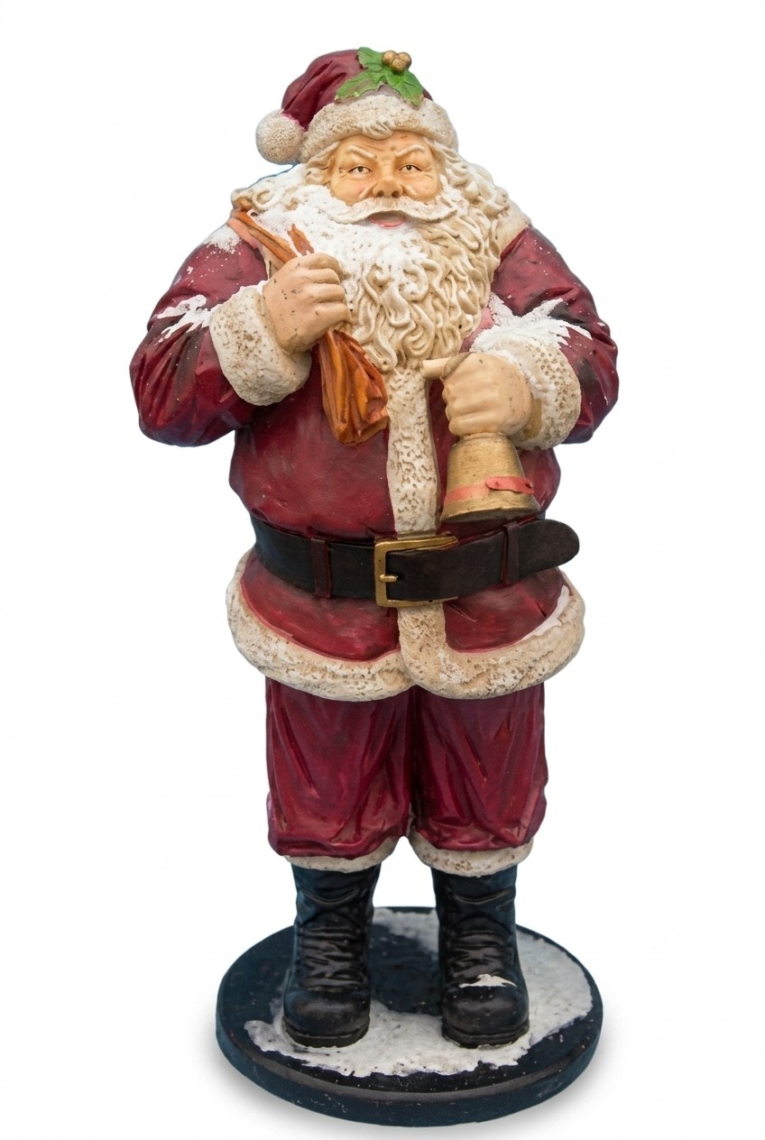 Design Weihnachtsmann Gross Laminat Statue Skulptur Figuren Skulpturen