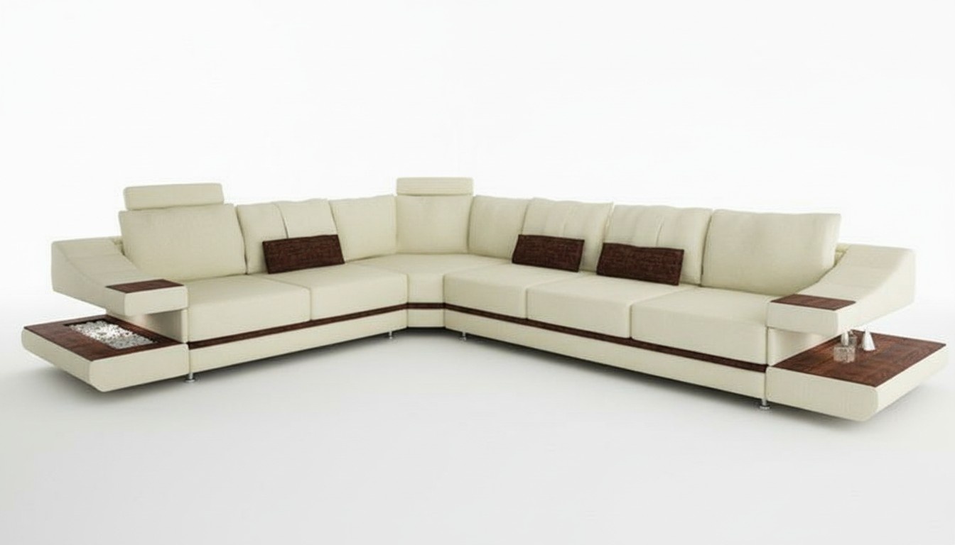 Design Wohnlandschaft Ecksofa Textil Leder Neu Sofas L Form Sofa Couch Polster