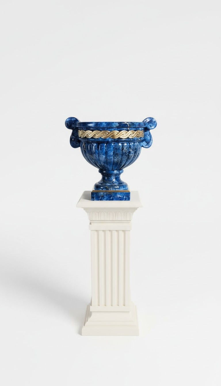 Design XXL Obst Schale Vase Ellipse Vasen Antik Schalen Deko Dekoration