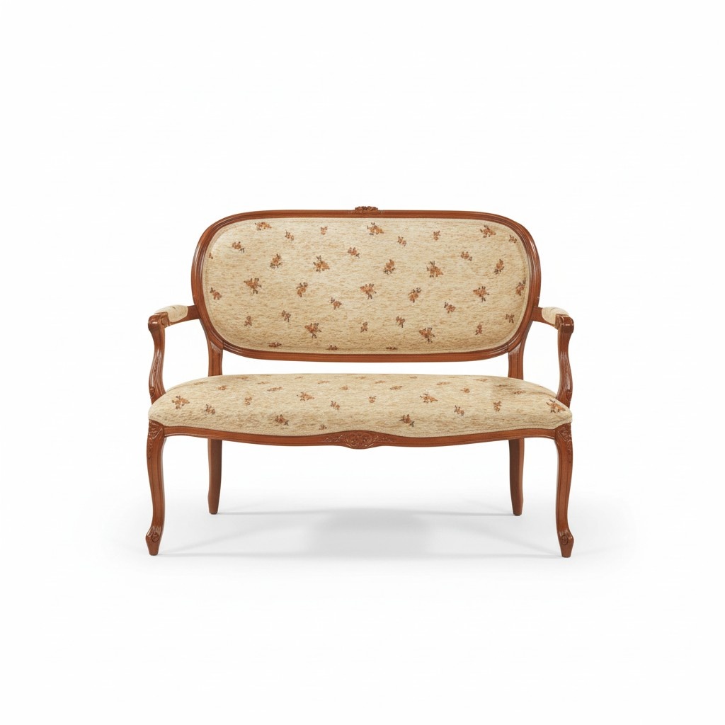 Design Zweisitzer Sofa Luxus Sofas Sofa 2er Couch Textil Italienische Möbel Neu