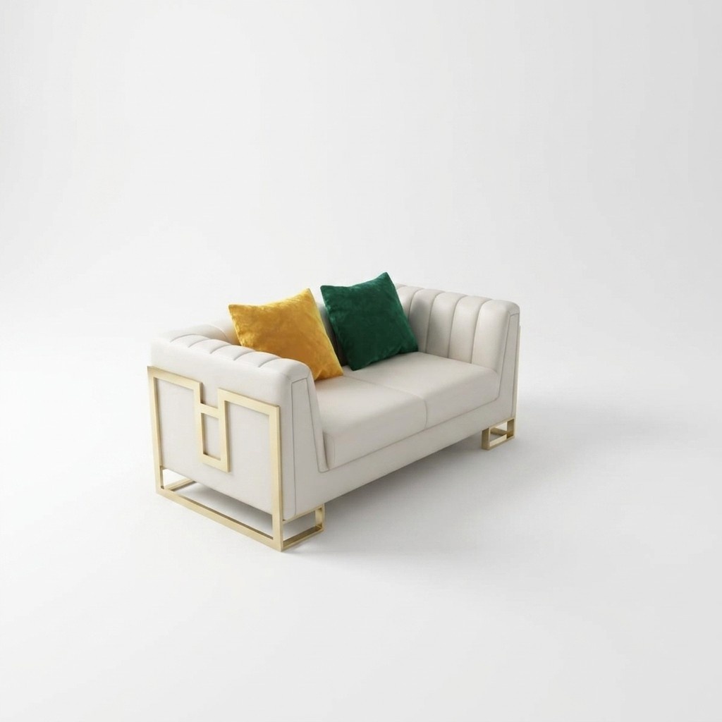 Design Zweisitzer Sofas Couch Polster Moderne Couchen Sofa 2 Sitzer Möbel Neu !