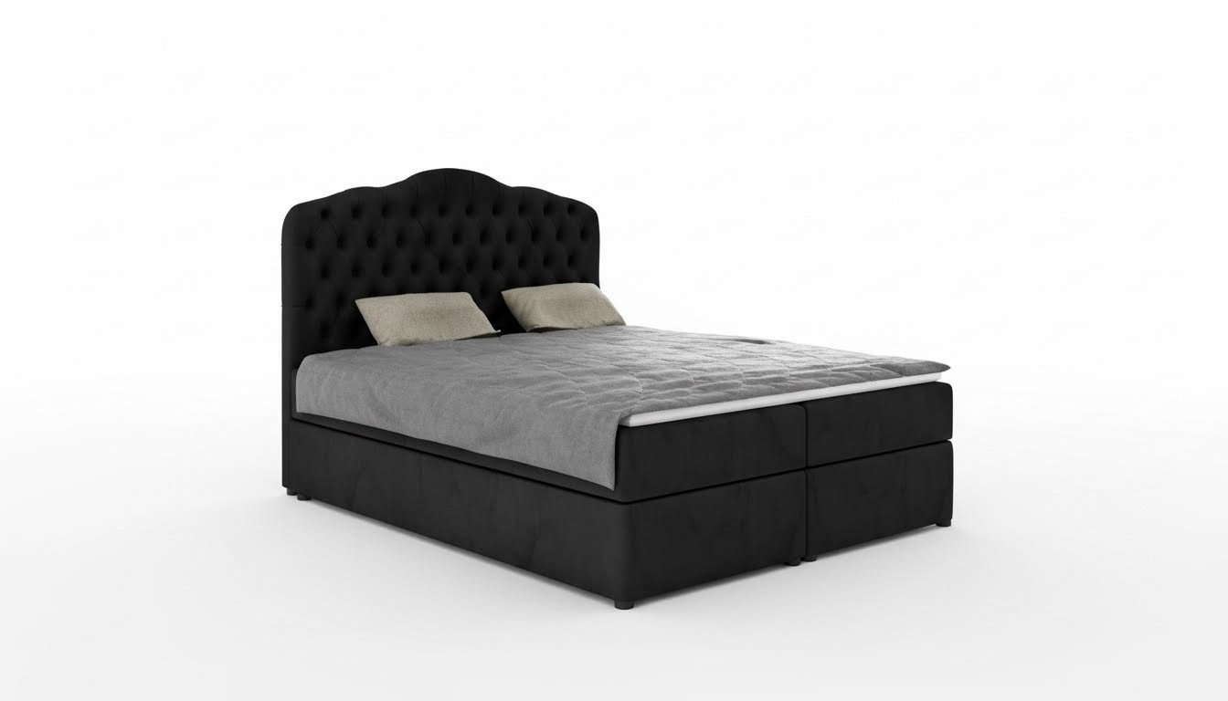 Designer Bett Chesterfield Hotel Betten Doppel Schlaf Zimmer Luxus 180x200 Neu