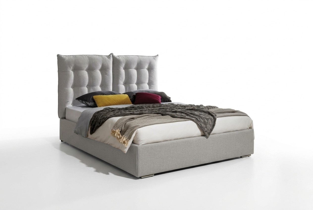 Designer Bett Schlafzimmer Betten Textil Leder Hotel Luxus Polster Samt 200x200