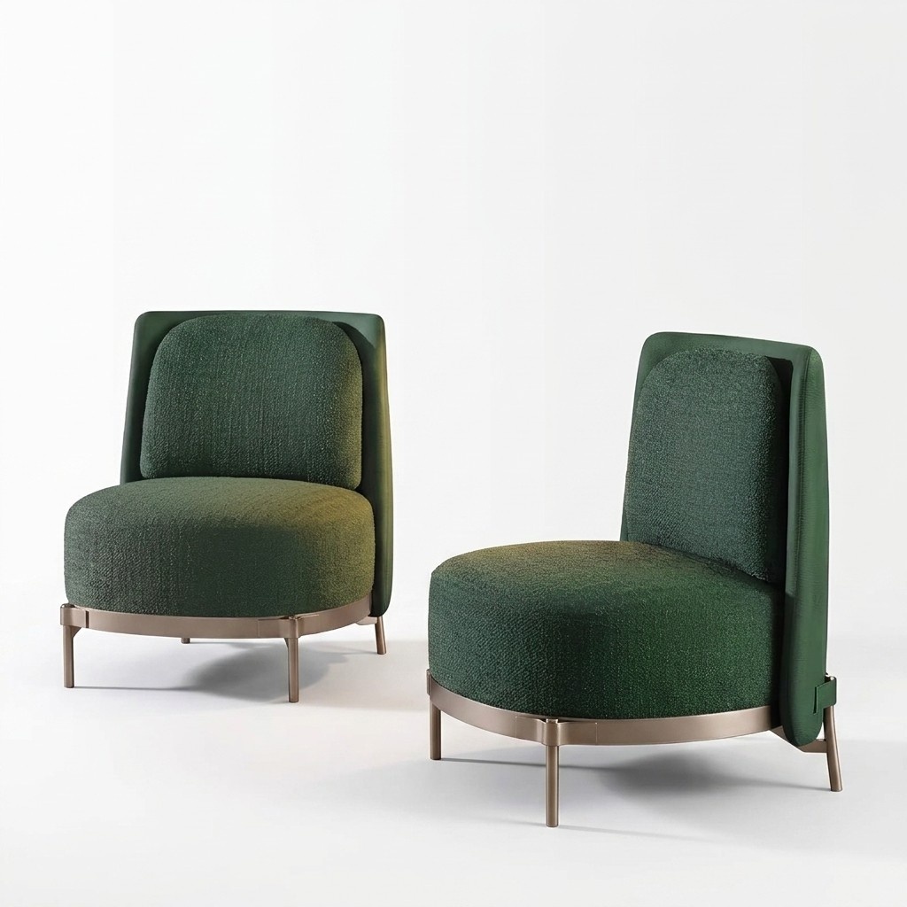 Designer Club Lounge Sessel Relax Hotel Stuhl Set Gruppe 6x Luxus Neu
