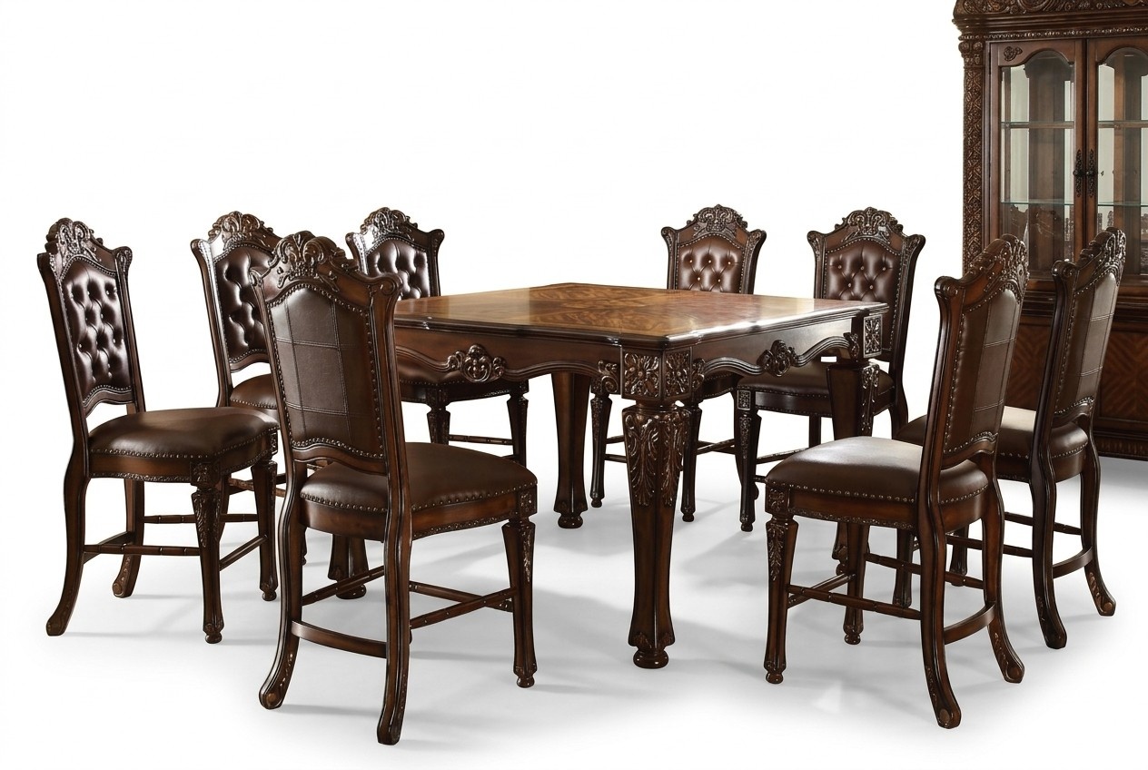 Designer Esstisch Esszimmer 8 Stühlen Gruppe Stuhl Tische Holz Tisch Garnitur