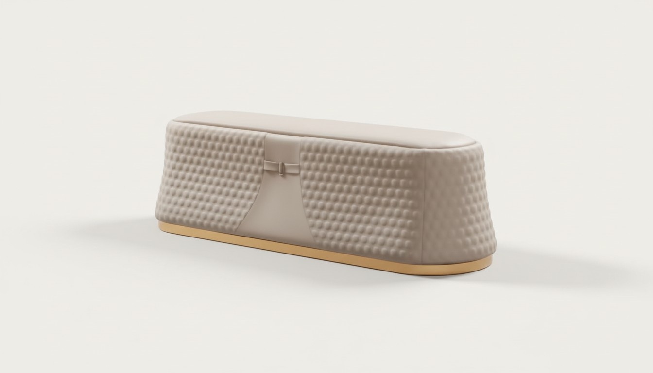 Designer Hocker Fußhocker Beistellhocker Ottomane Chaiselounge Sitzbank Polster