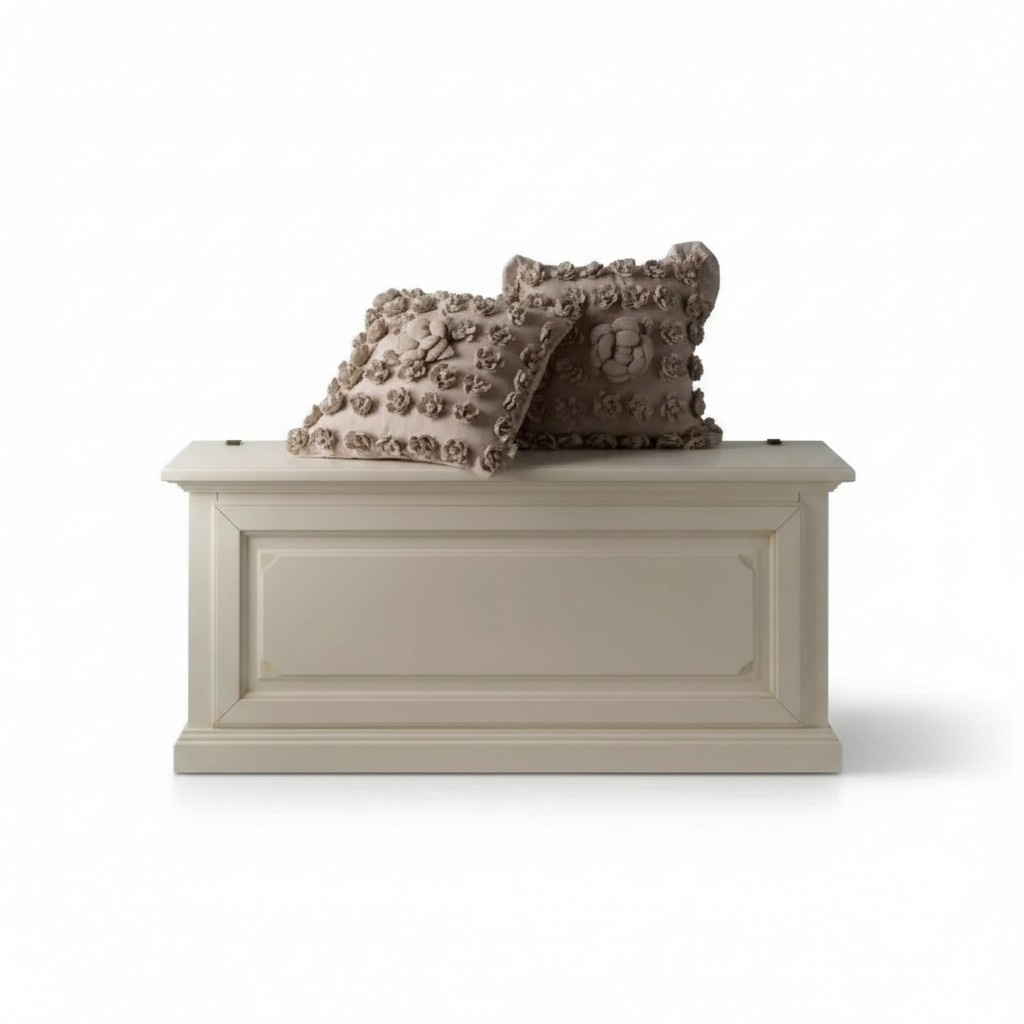 Designer Hocker Fußhocker Beistellhocker Ottomane Sitzbank Holz Bank