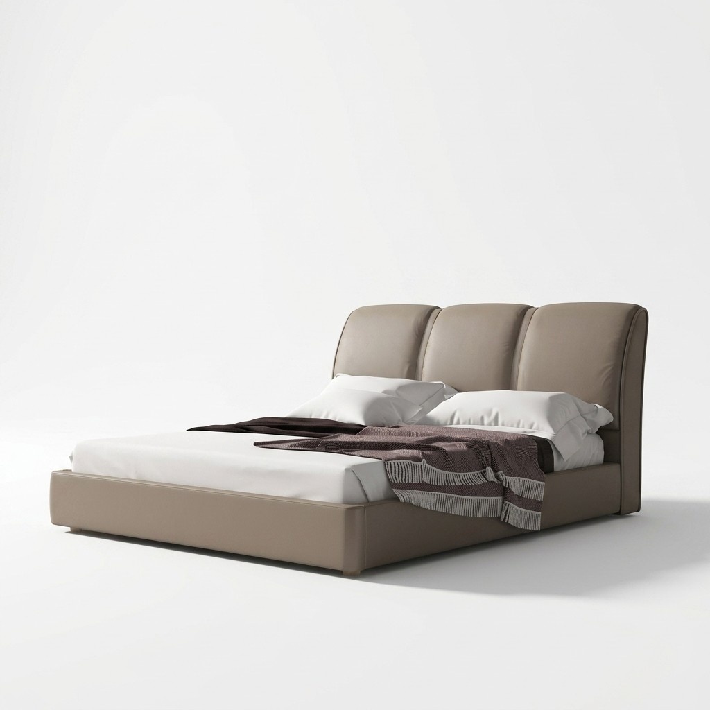 Designer Italienische Möbel Bett Doppel Schlazimmer 180x200cm Neu Betten Leder
