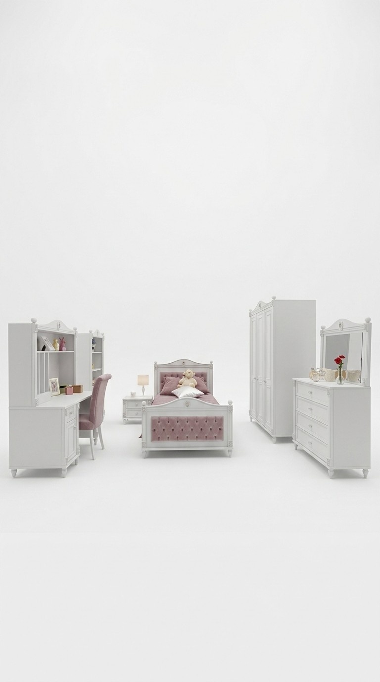 Designer Komplett Kinderzimmer Set Sclafzimmer set Kinder Jugend Möbel