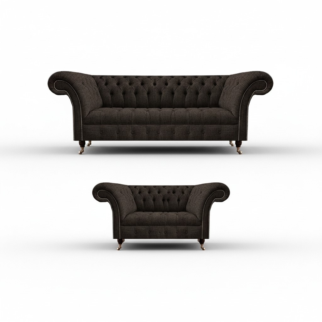 Designer Komplett Luxus Sofas Polster Couch Designer Komplett Chesterfield