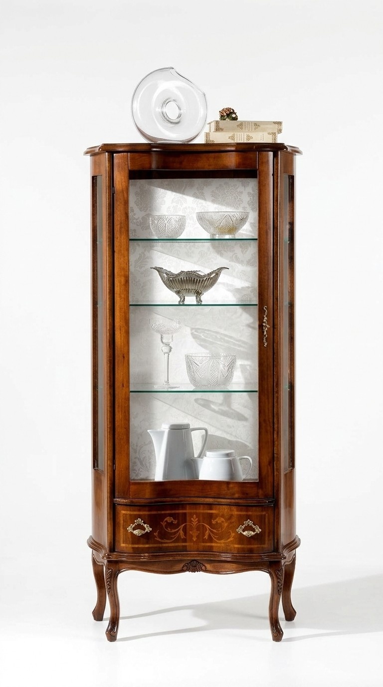 Designer Luxus Holz Vitrine Anrichten Italienische Möbel Echtes Holz Sideboard Neu