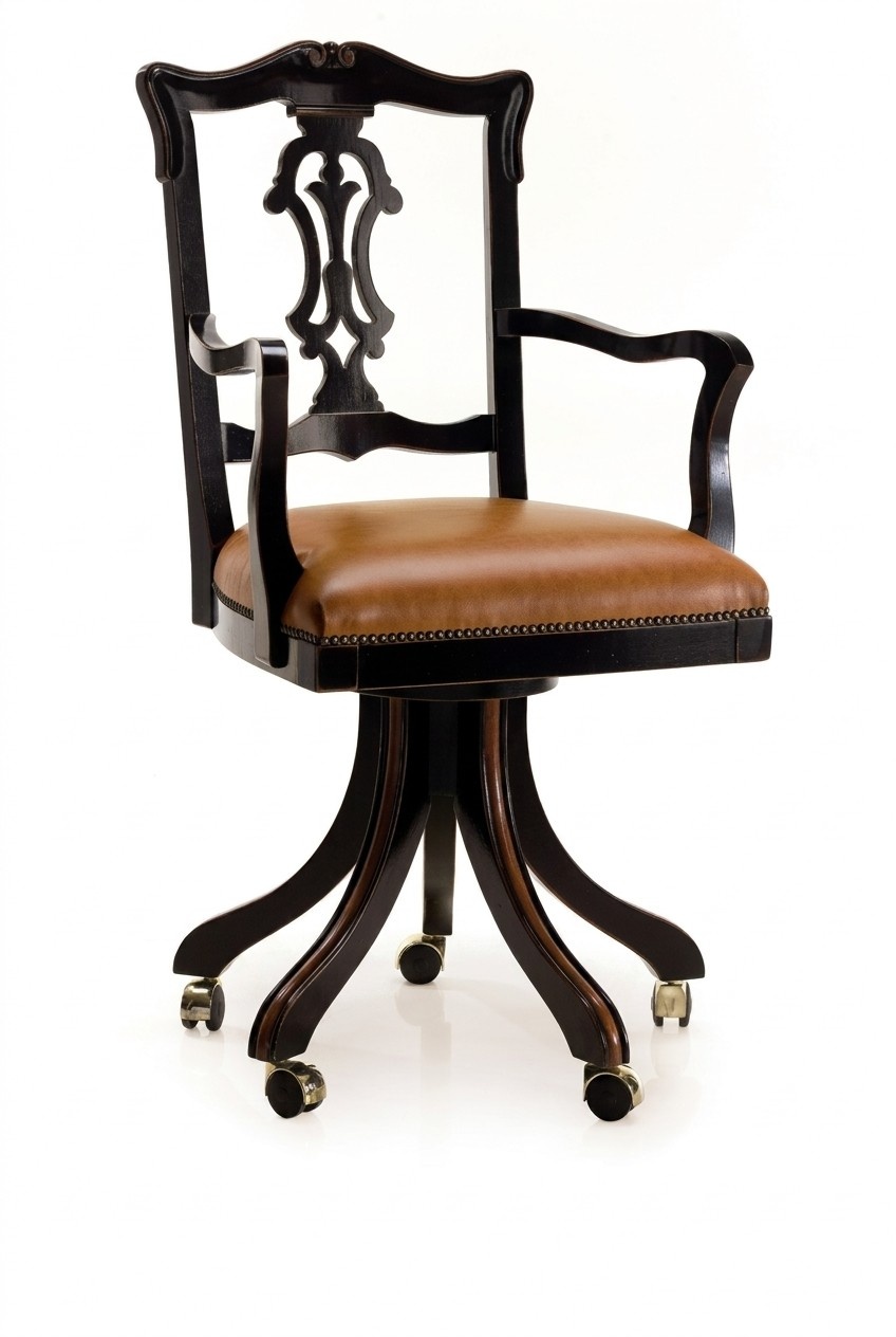 Designer Möbel Office Chef Drehbarer Luxus Büro Sessel Stuhl Polster Stühle Neu