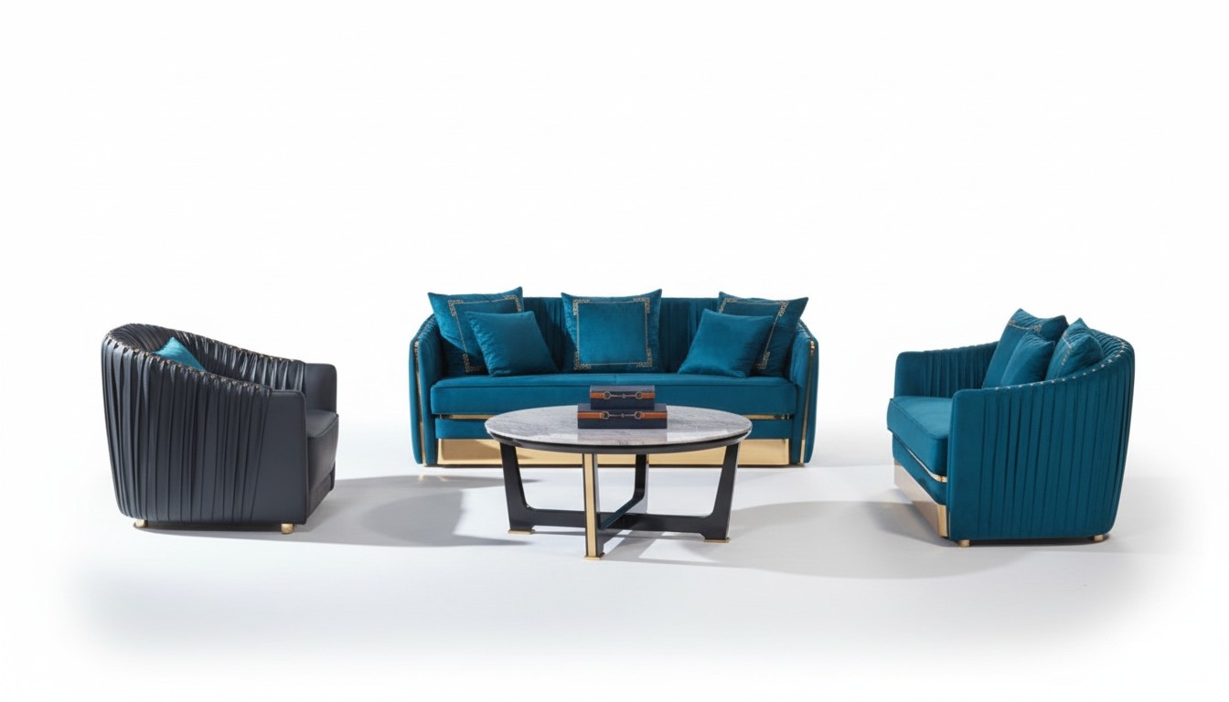 Designer Möbel Sofa Coch 3 Sitzer Polster Sofas Wohnzimmer Couchen Dreisitzer