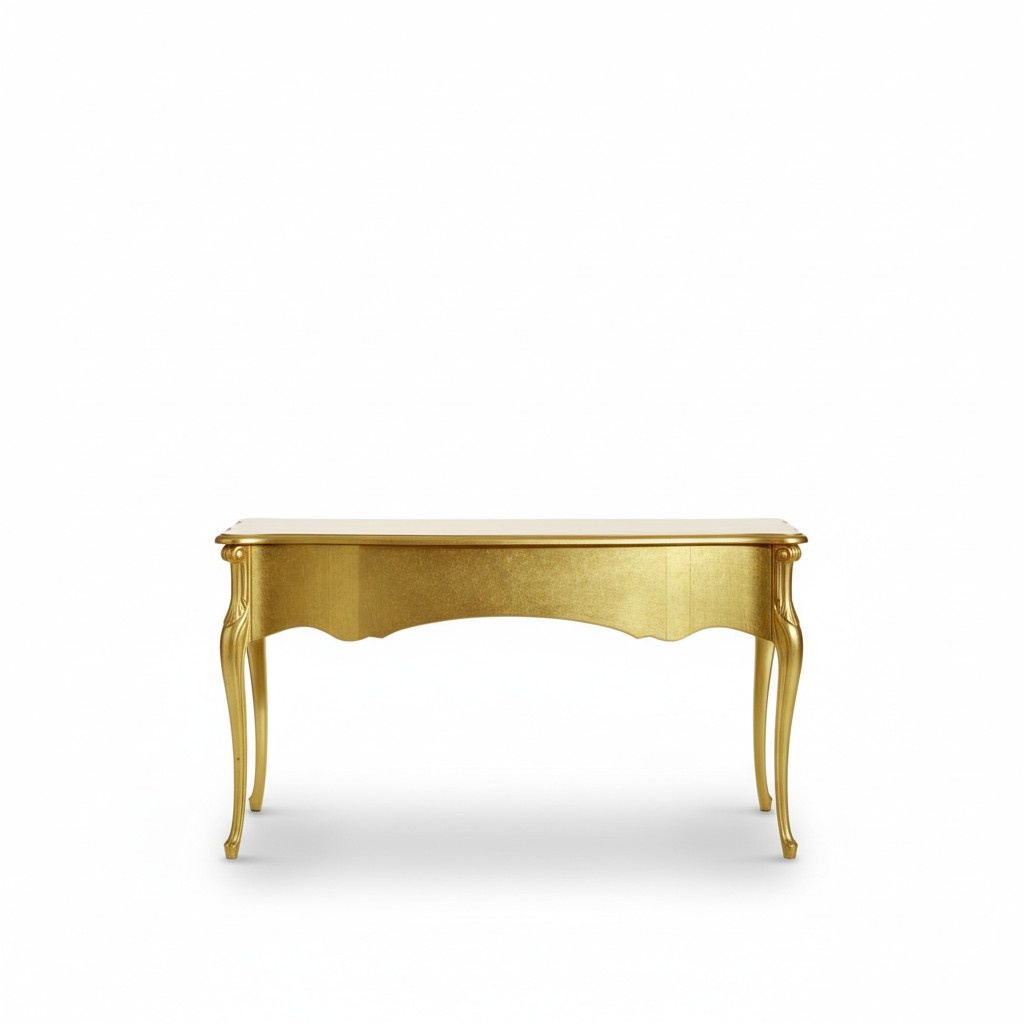 Designer Möbel Tisch Gold Wohnzimmer Holz Tisch Italienische Luxus Möbel Barock