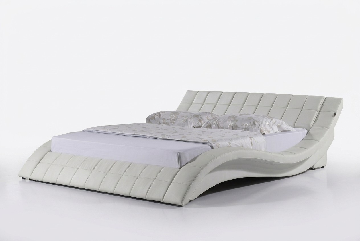Designer Polsterbett Bett Betten Lederbett Doppelbett Ehebett Designerbett NEU