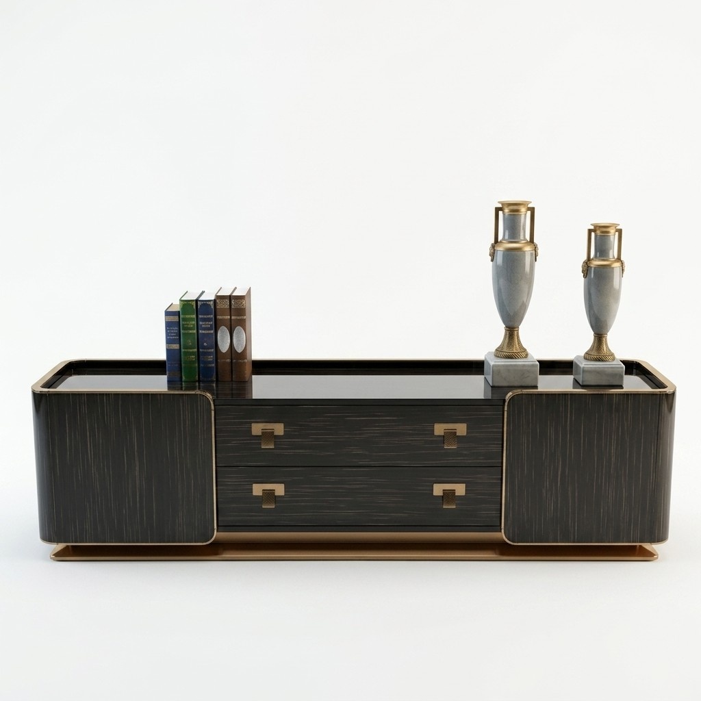 Designer RTV TV Anrichte Kommode Side Low Board Schrank Wohn Zimmer