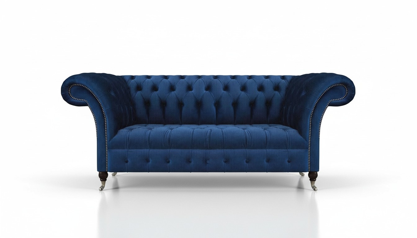 Designer Sofa Dreisitze Chesterfield Couch Einrichtung Wohnzimmer Polstermöbel