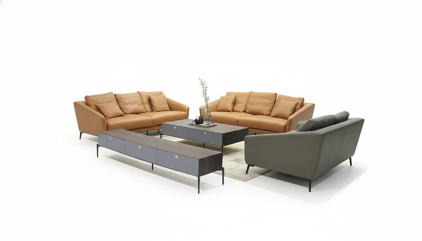 Designer Sofa Sofagarnitur 3+2+1 Sitzer Couch Polster Garnitur Wohnzimmer Sofas