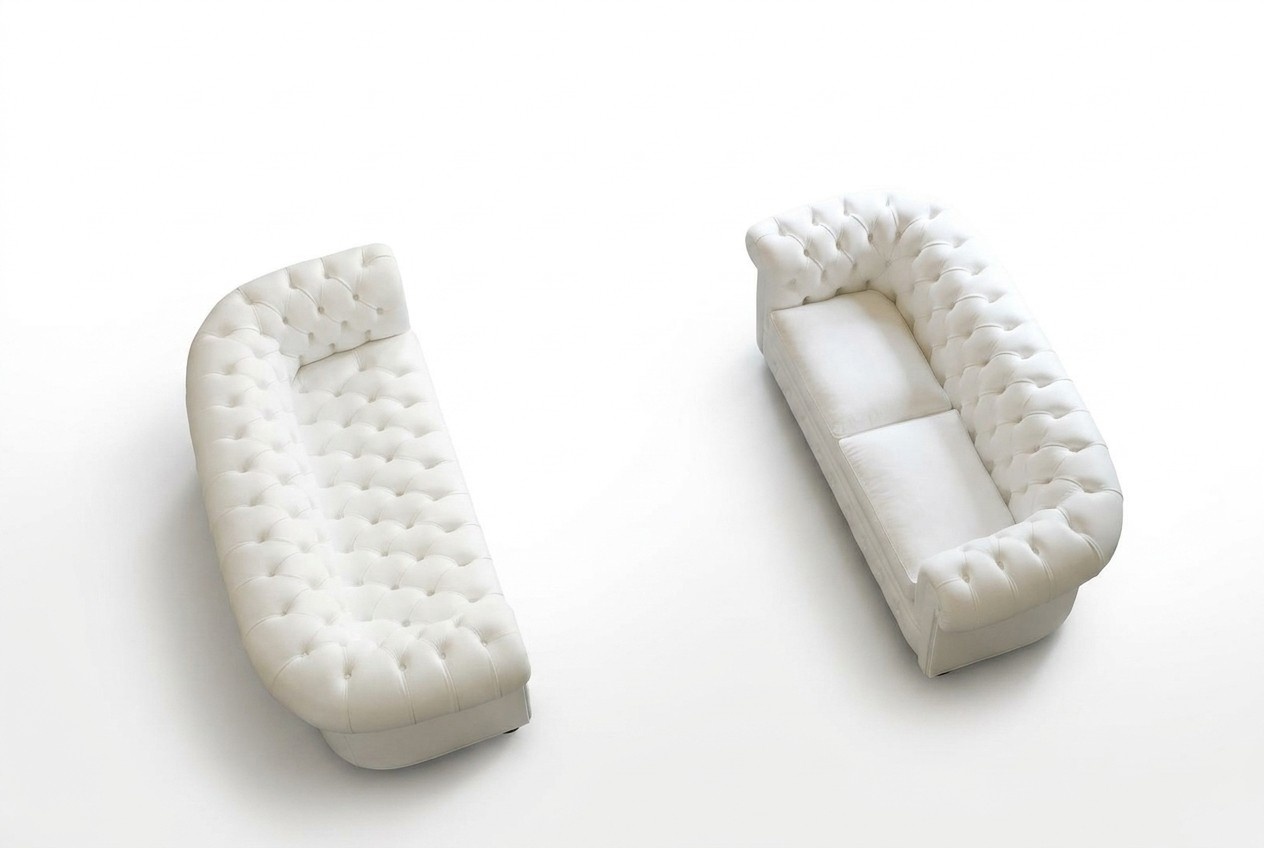 Designer Sofa Sofagarnitur 3+3 Sitzer Couch Polster Chesterfield Garnitur Neu