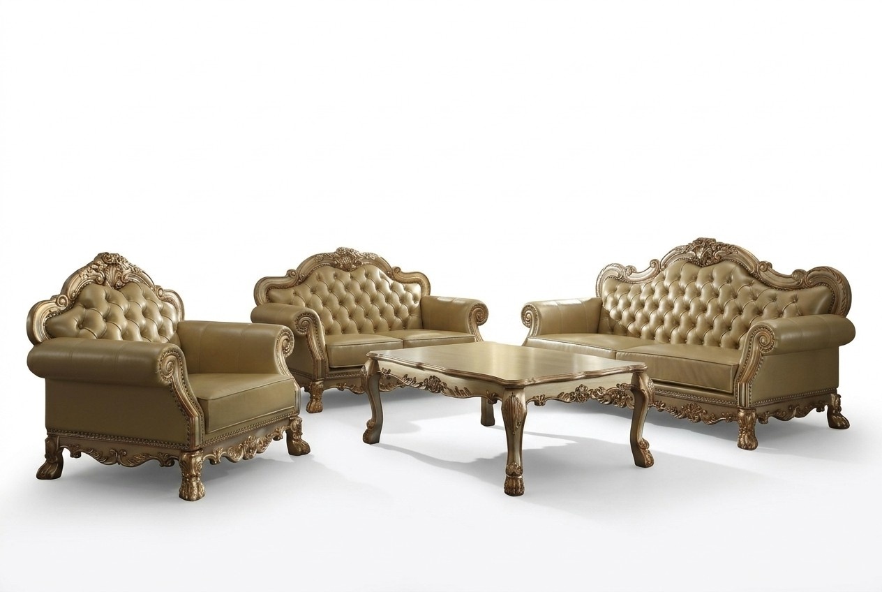 Designer Sofagarnitur 3+2 Sitzer Sofa Couch Leder Garnitur Polster Set Gruppe