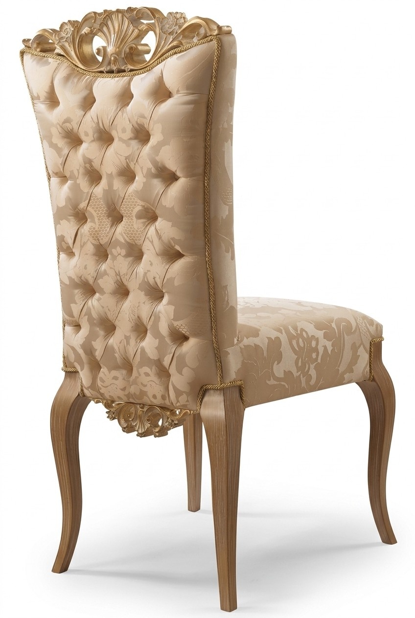 Designer Stuhl Chesterfield Esszimmer Stühle Italienische Möbel Einrichtung Neu