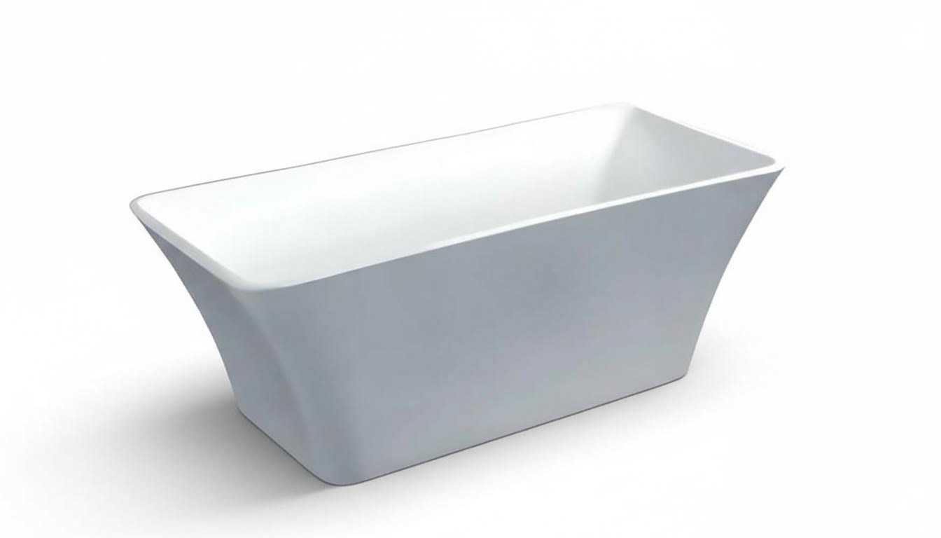 Designwanne Badewanne Acrylwanne Raumsparwanne Komfortwanne Wanne 170x75 cm