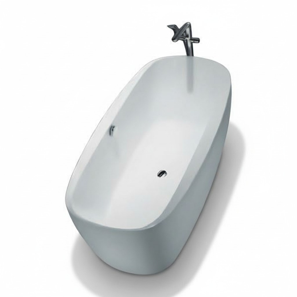 Designwanne Badewanne Raumsparwanne Acrylwanne Komfortwanne Wanne 170x80 cm