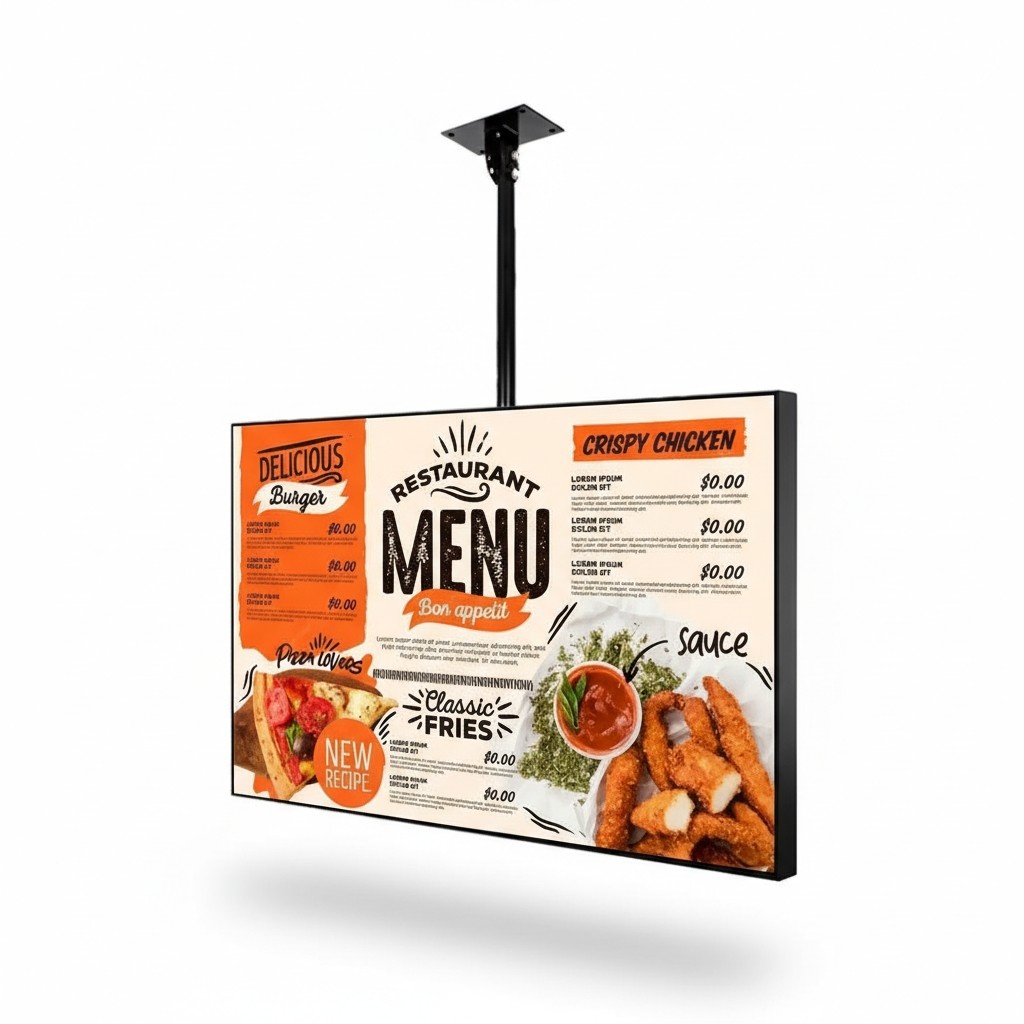 Digitales Menü Interaktive Speisekarte für Restaurants Cafés mit modernem Design