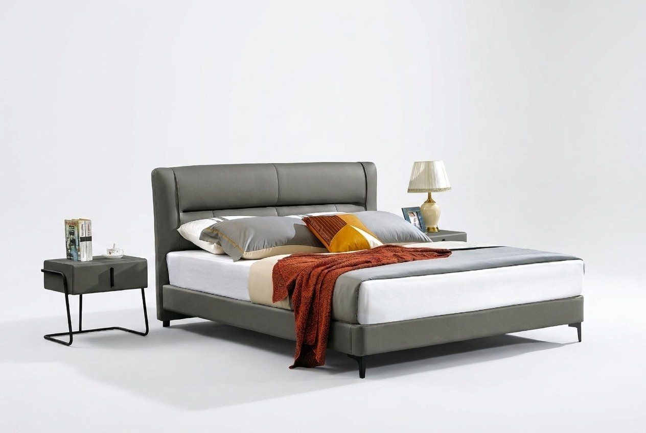 Doppel Betten Royal Bett Schlafzimmer Luxus Bett Holz 180x200cm Luxus Bett