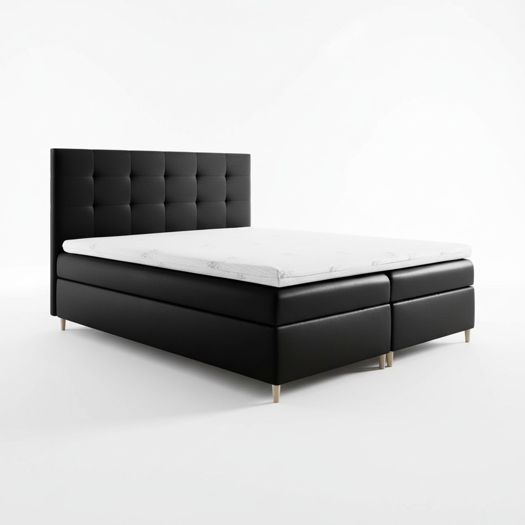 Doppel Hotel Modern Bett Schlafzimmer Betten Design Boxspringbett Bettkasten Neu