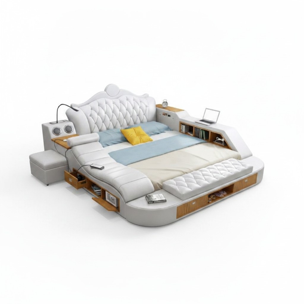 Doppel Luxus Design Bett Polster Betten
