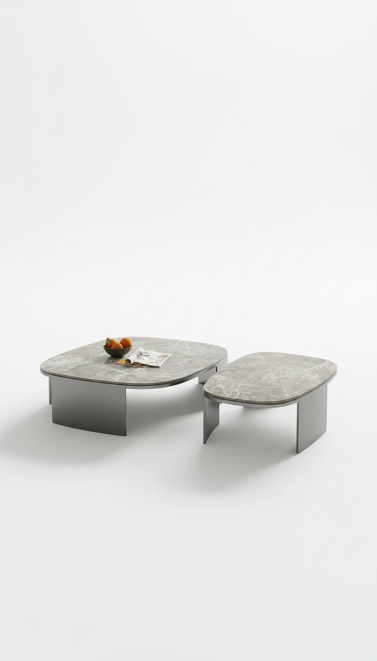 Doppel Set 2x Couchtisch Kaffeetisch Beistelltisch Design Wohnzimmertisch Tische