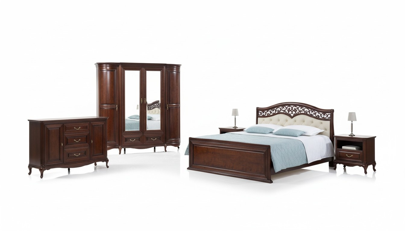 Doppelbett Klassisches Hochwertiges Designer Chesterfield Vollleder Bett Betten