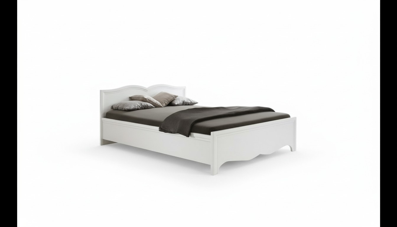 Doppelbett Milano Klassik Bett Betten Ehe Schlafzimmer Holz Designer Neu MI-2