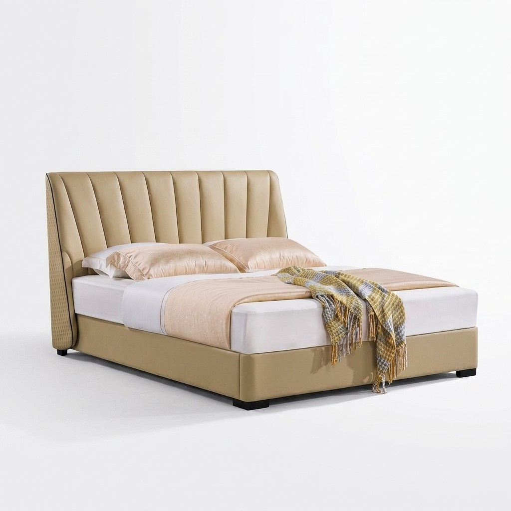Doppelbett Schlafzimmer Betten Luxus Möbel Doppel Bett Hotel Einrichtung Beige