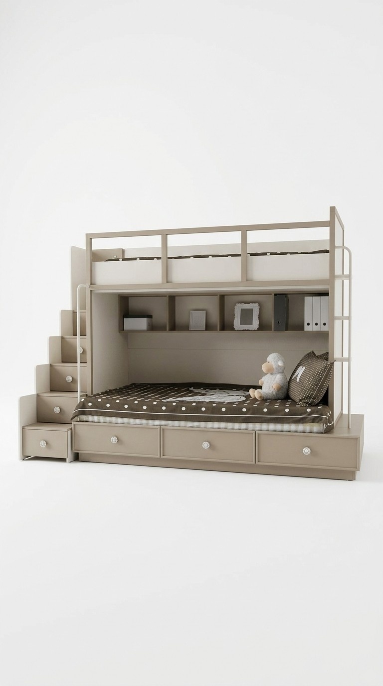 Doppelstockbett etagenbett Moderner Kinder Jugen etagenbett Betten Neu