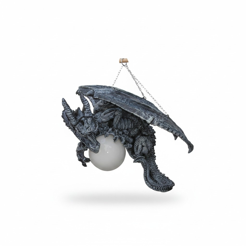 Drachen Deko Figur Statue Skulptur 34 cm Figuren Statuen Skulpturen Neu