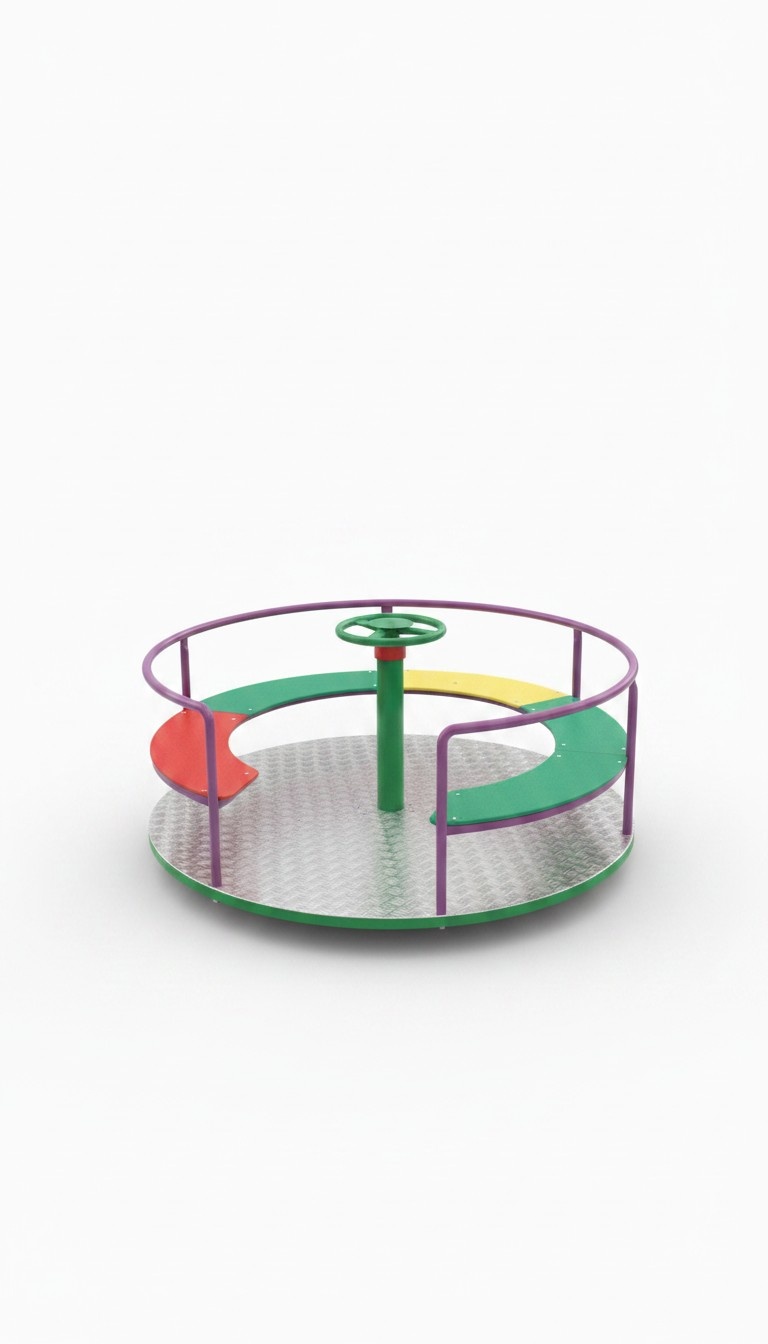 Drehbarer Kinder Karussell Spielplatzgeräte Karusselle Kinderkarussell Rund Neu