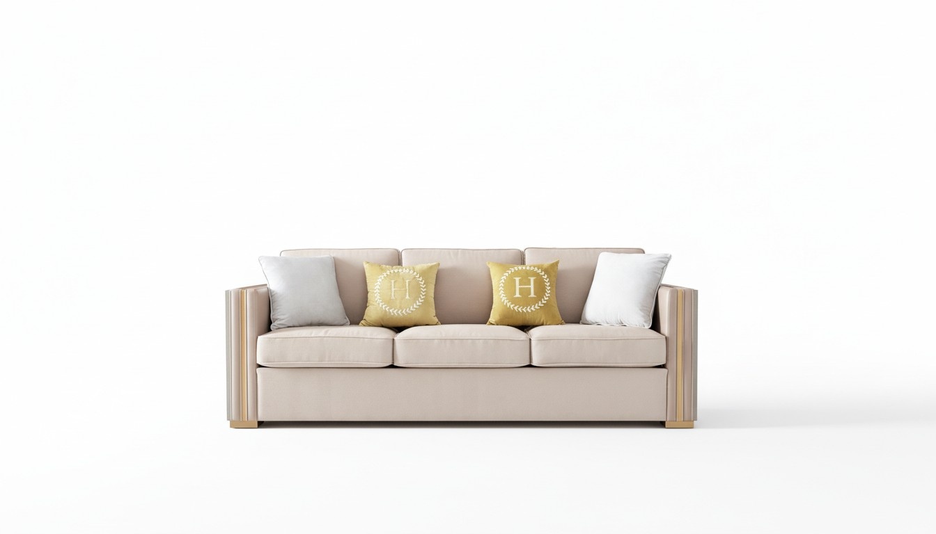 Dreisitzer Couch Polster Design Sofa Moderner 3er Sofas Zimmer Möbel 244cm Sitz