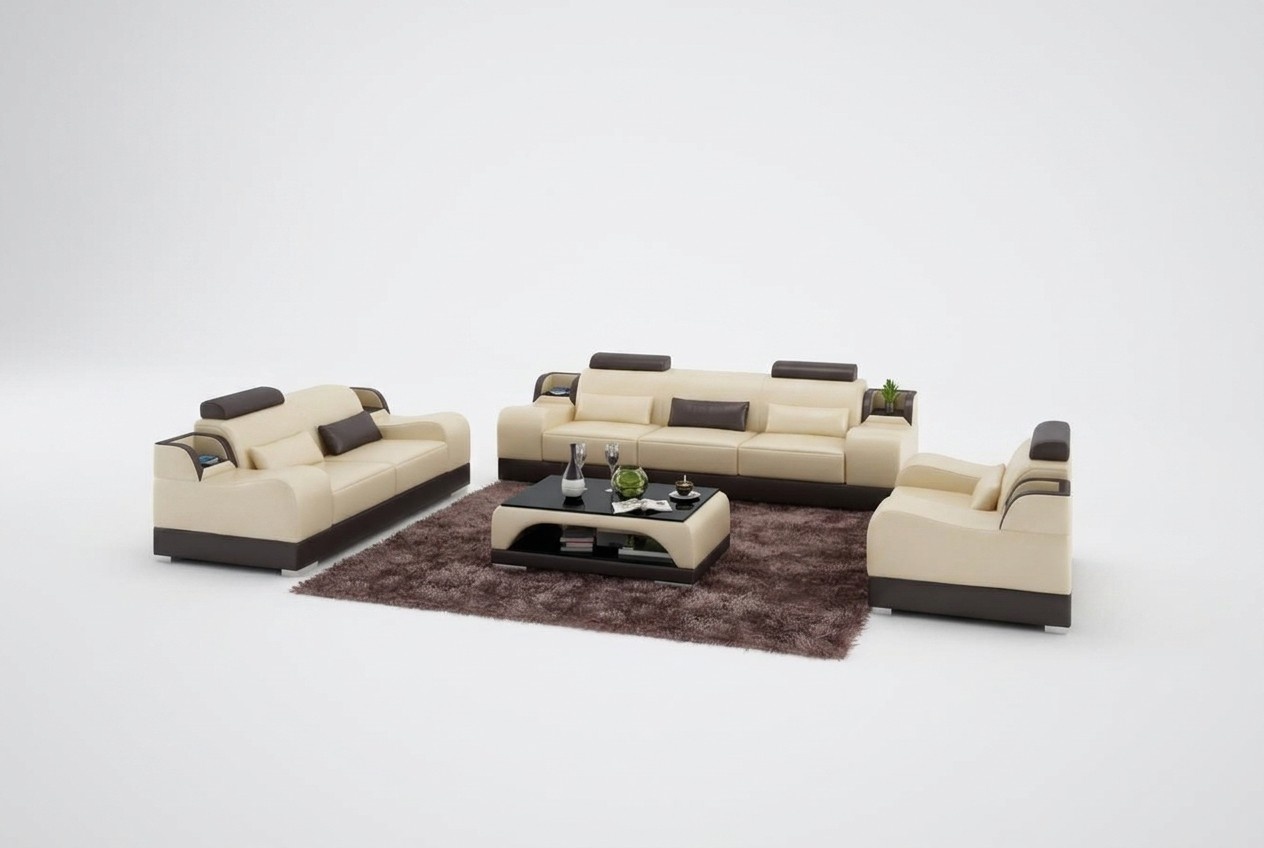 Dreisitzer Couch Polster Design Sofa 3er Sitz Sofas Zimmer Möbel Moderne