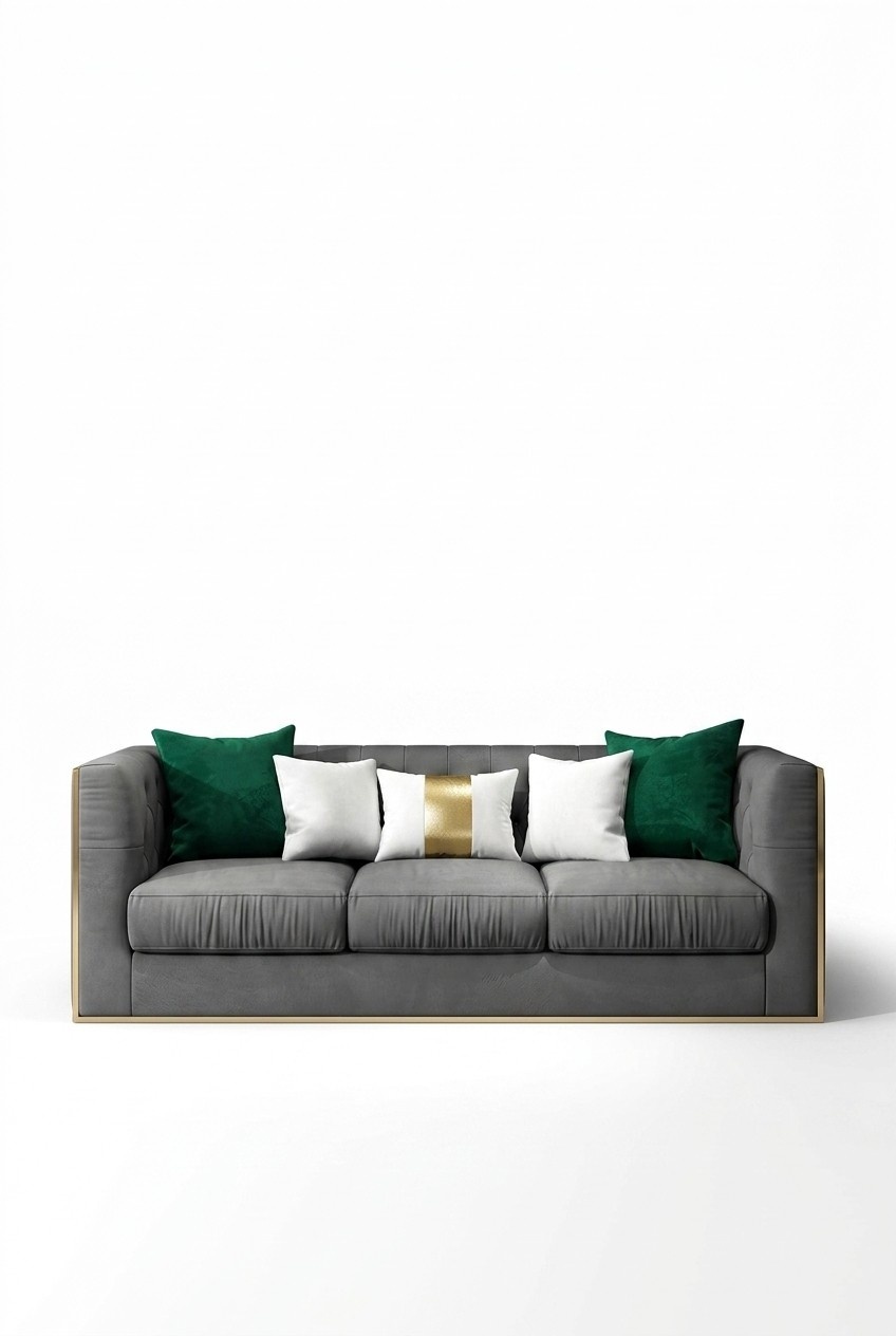 Dreisitzer Couch Polster Design Sofa Moderne 3er Sitz Sofas Möbel