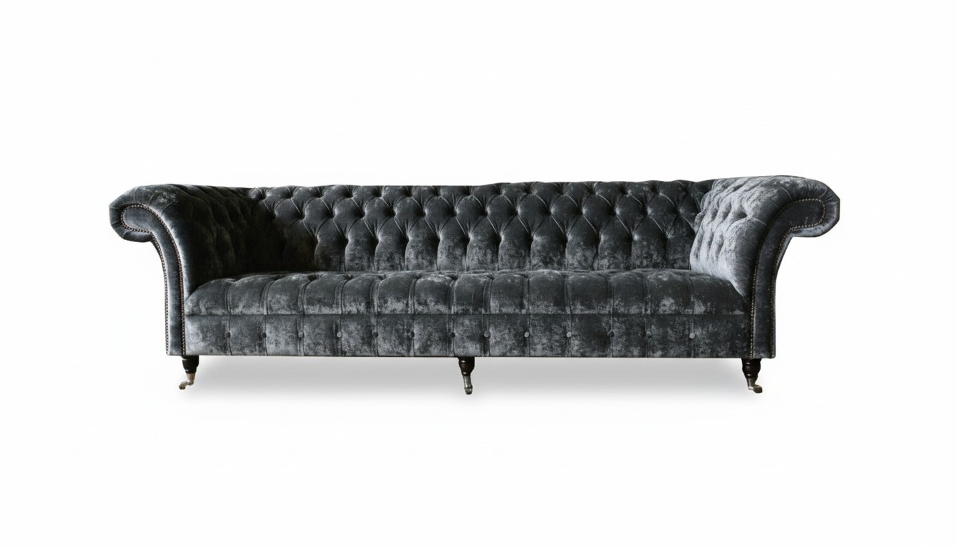 Dreisitzer Couch Polster Design Sofa Moderner 4er Sofas Zimmer Möbel 240cm Sitz