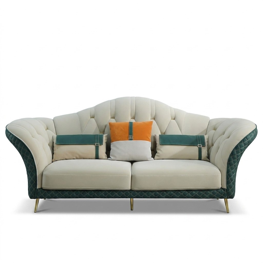 Dreisitzer Design Sofa 3 Sitzer Couch Polster Garnitur Sofas Couchen jvmoebel