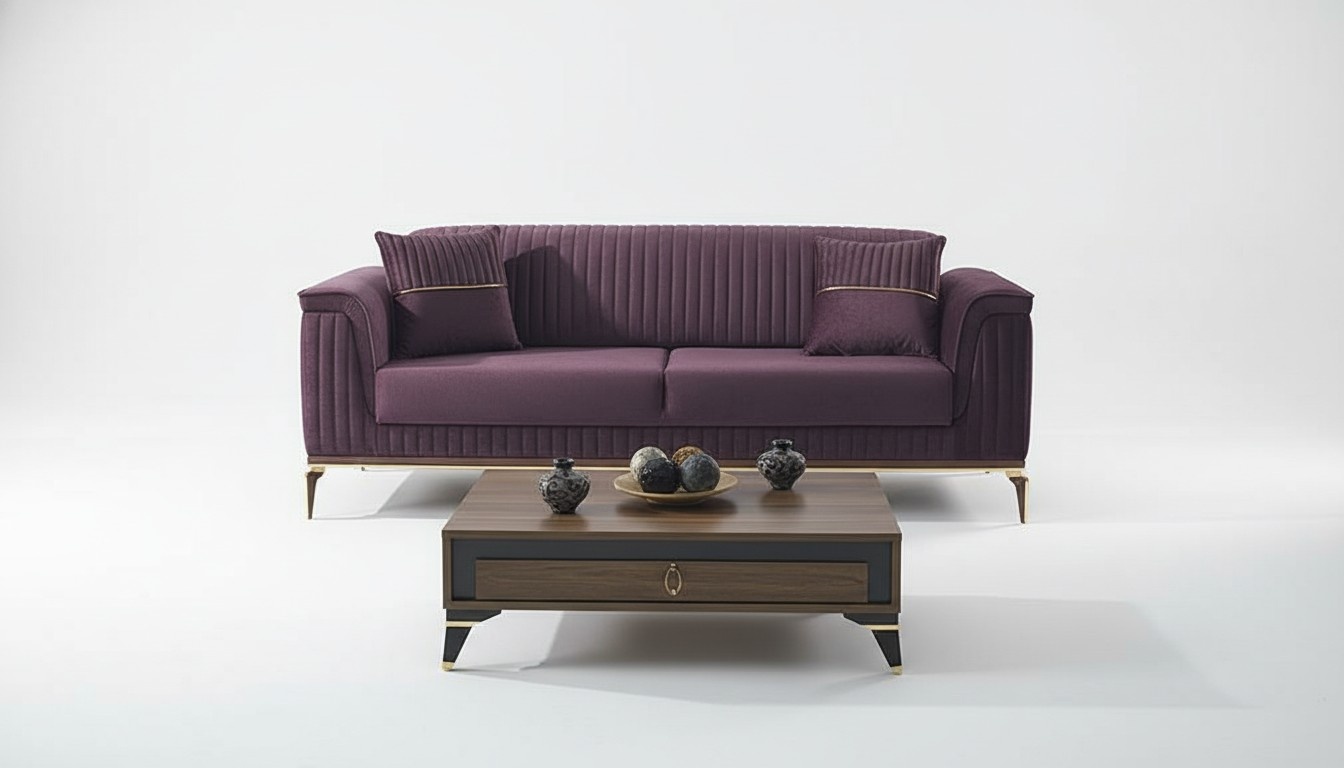 Dreisitzer Polstercouch Sofa Couch Sitzmöbel Polster Möbel Polstermöbel