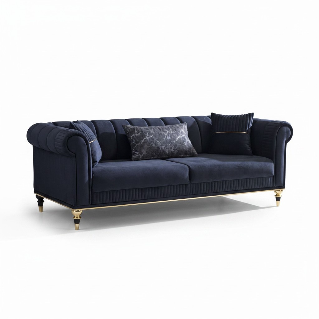 Dreisitzer Sofa Couch Modern Polstermöbel Wohnzimmer Design Sofa 3 Sitzer