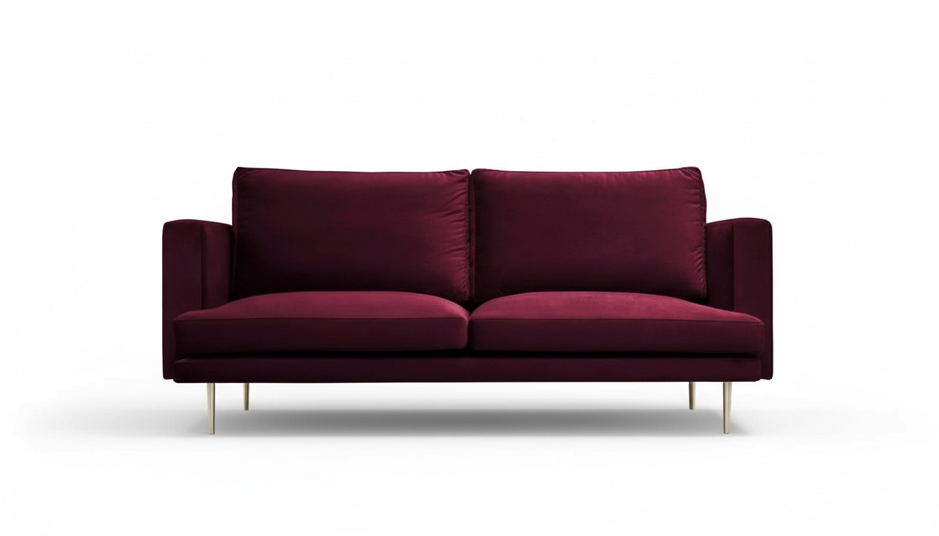 Dreisitzer Sofa Stoff Wohnzimmer Design Couchen Polster Sofas Italienische Möbel
