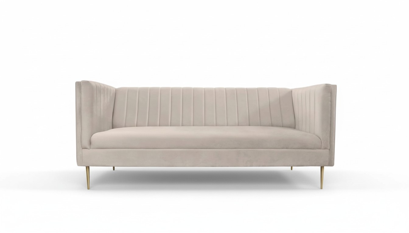 Dreisitzer Stoff Wohnzimmer Design Couchen Polster Sofa Sofas Italienische Möbel
