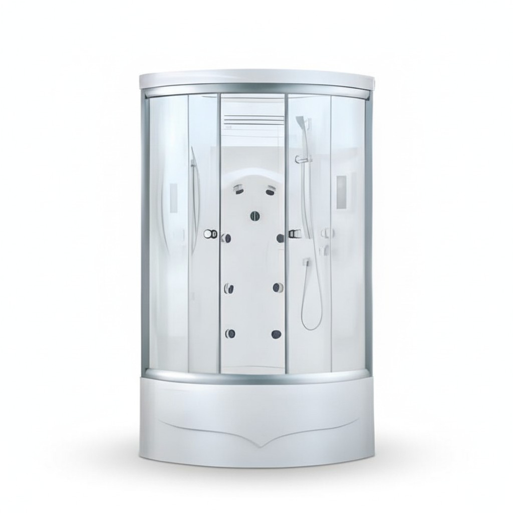 Duschkabine Glasdusche Duschabtrennung Komfortdusche Glaskabine 93x93 cm