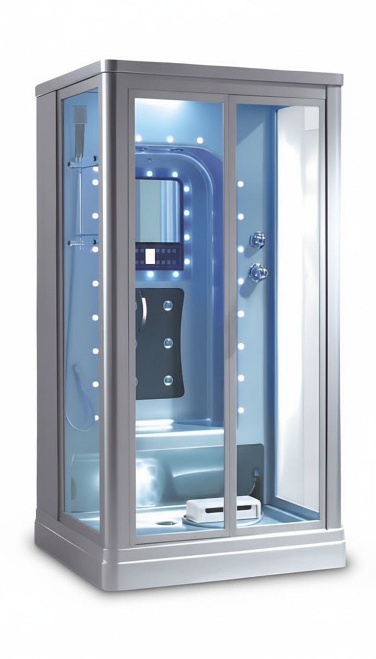 Duschkabine Hydromassage-Dusche Massage Multifunktionsdusche 135x95 cm