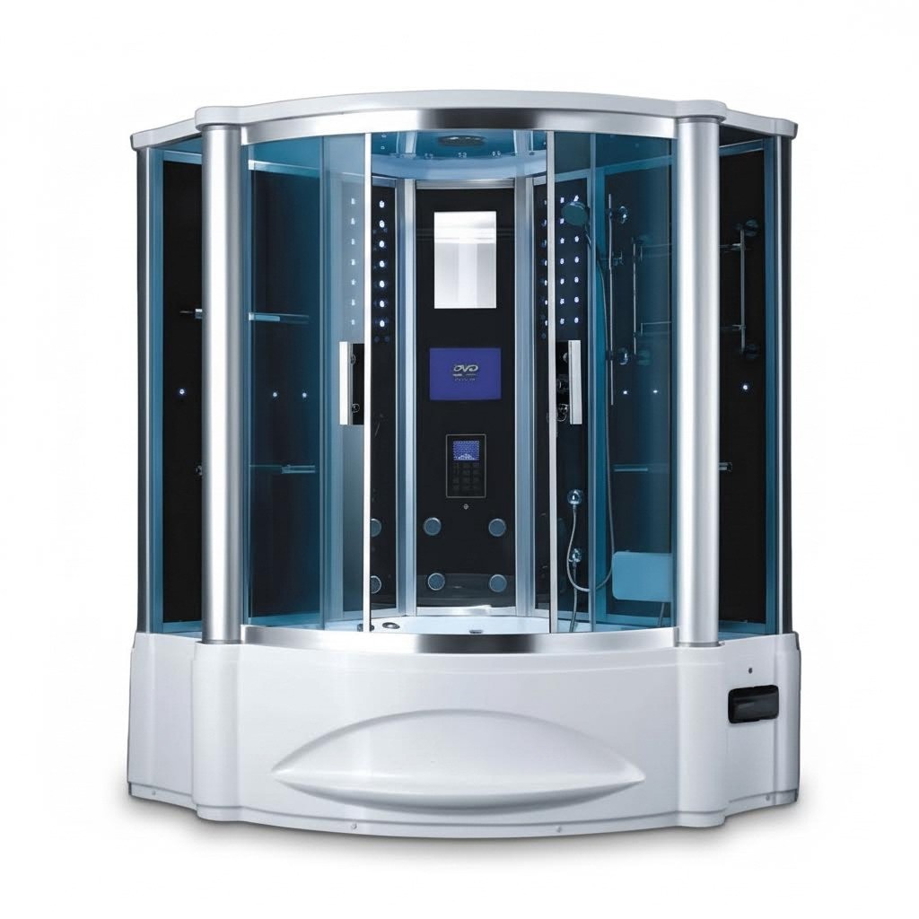 Duschkabine Hydromassage-Dusche Massage Multifunktionsdusche 150x150 cm